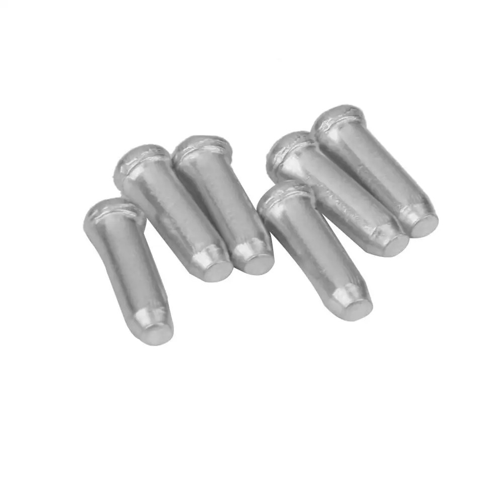 Bike Cable End Caps 50/100PCS Aluminum Alloy Brake Shift Wire Tip Crimp Caps