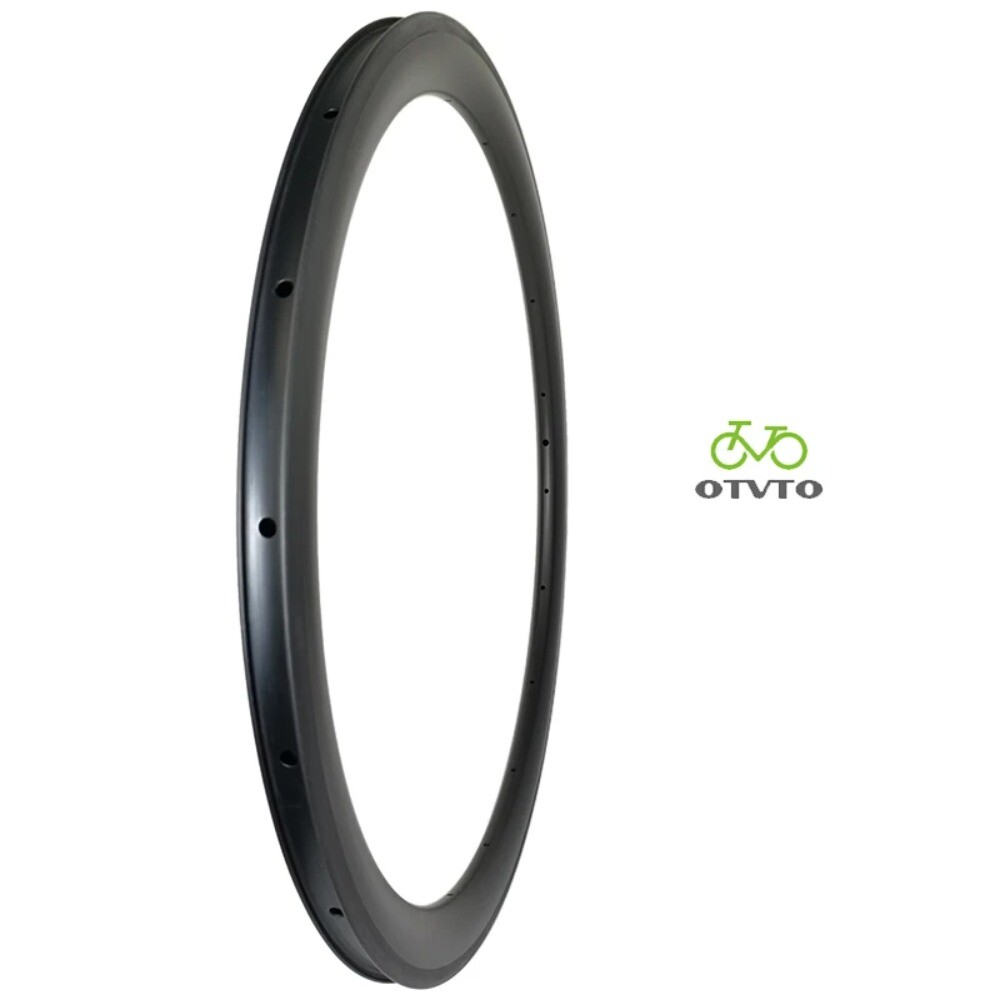 1 Pcs 700c Carbon Rim 45mm Deep 25mm Wide Symmetry Hook UD 3K 12K Matte Glossy