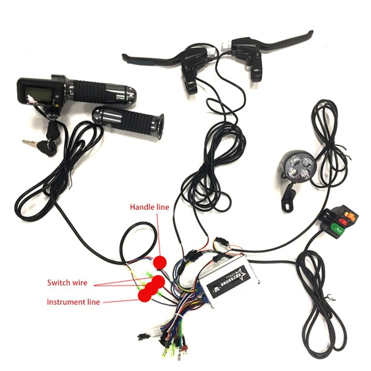 Sine Wave Controller 1pc 350W/500W 36V48V60V Brushless Controller,E-Bike