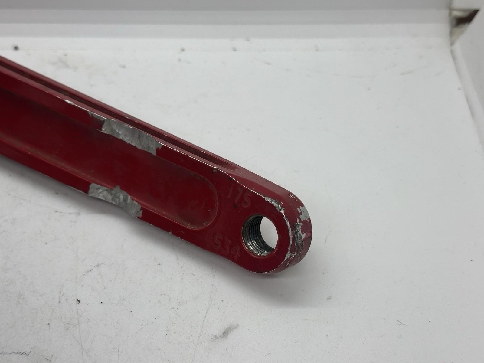 Vintage Race Face Forged Crankset Red 175mm Square Taper 94 BCD Rocky Mountain