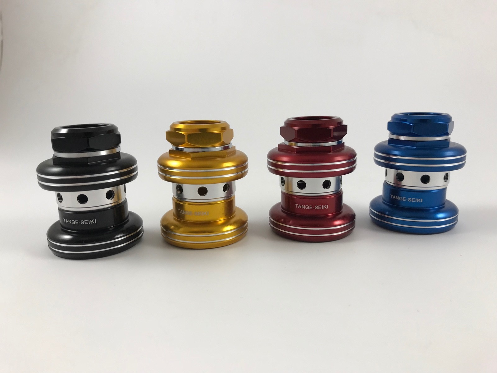 Tange Seiki MX5 – Old School BMX – 1″ Headset Red Black Gold Blue 32.7 x 26.4