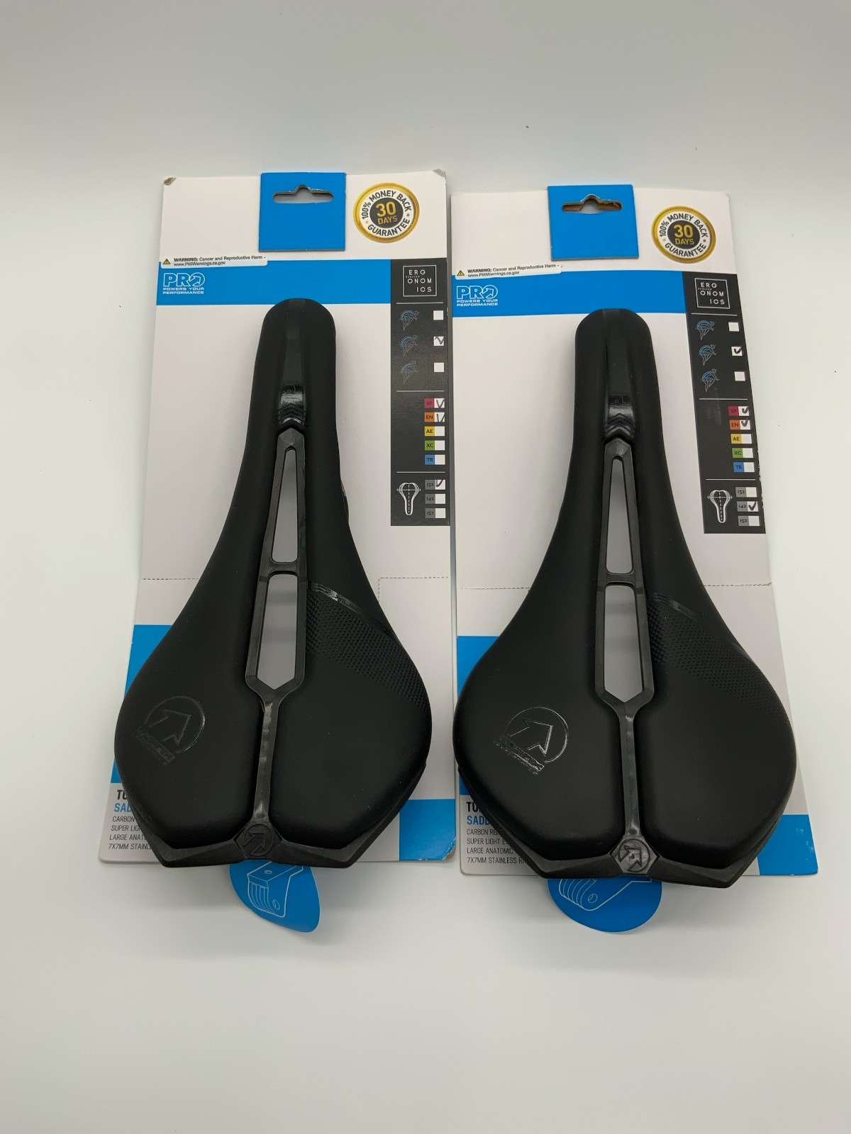 Shimano PRO Turnix Performance Saddle 132mm-OR-142mm 7x7mm rails carbon base