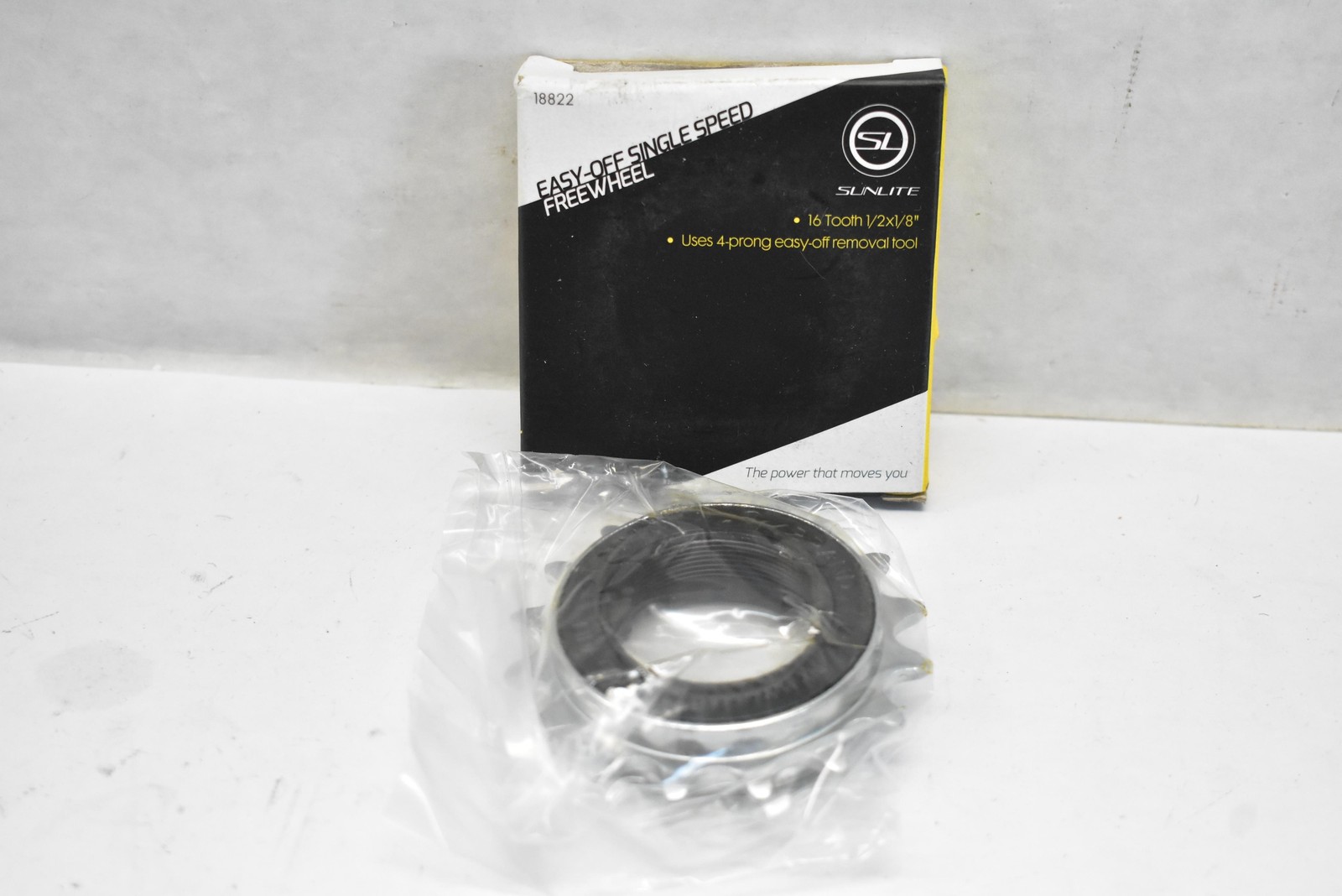 Sunlite Easy-Off Single Speed Freewheel 16T 1/2 x 1/8 Chrome Dicta 18822 Bike