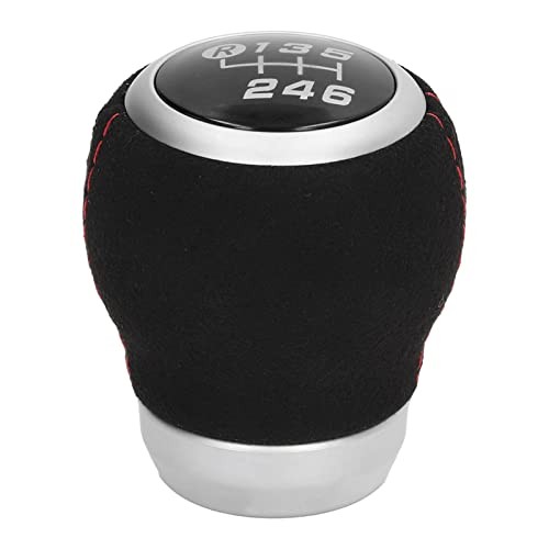 Manual Gear Shift Knob 6 Speed Gear Shift Knob Manual Shifter Head Black Top