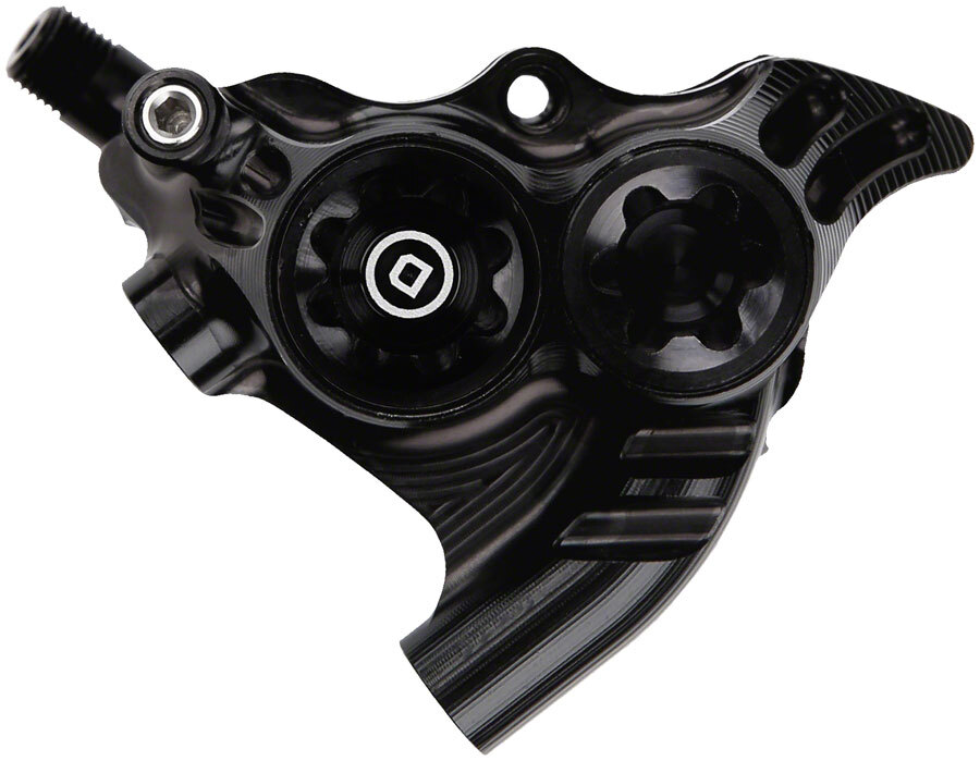 Hope RX4+ Disc Brake Caliper – Flat Mount Rear, +20mm, DOT Type, Black