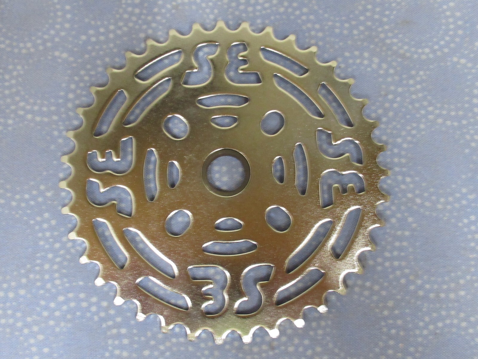 SE Bikes BMX Chainring 39 Tooth with/Adapter 1/8″ Steel Chrome – New