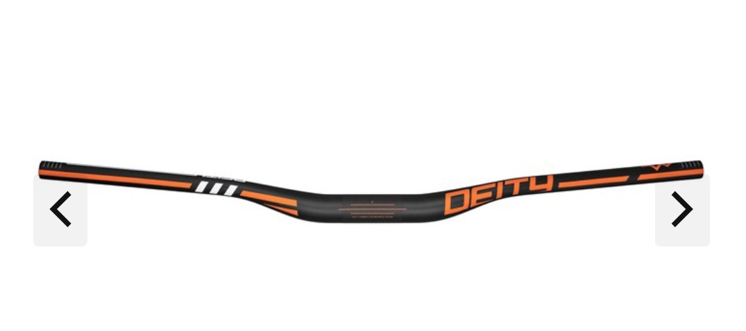 NEW Carbon Deity Skywire 25/35mm MTB Handlebar Diameter: 35mm 800mm Rise: 25mm