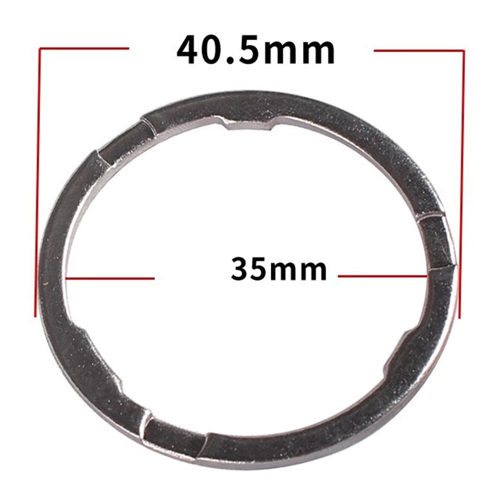 Bike Washer Bike Cassette Lockring Chromium Plating Treatment Bike Assembly