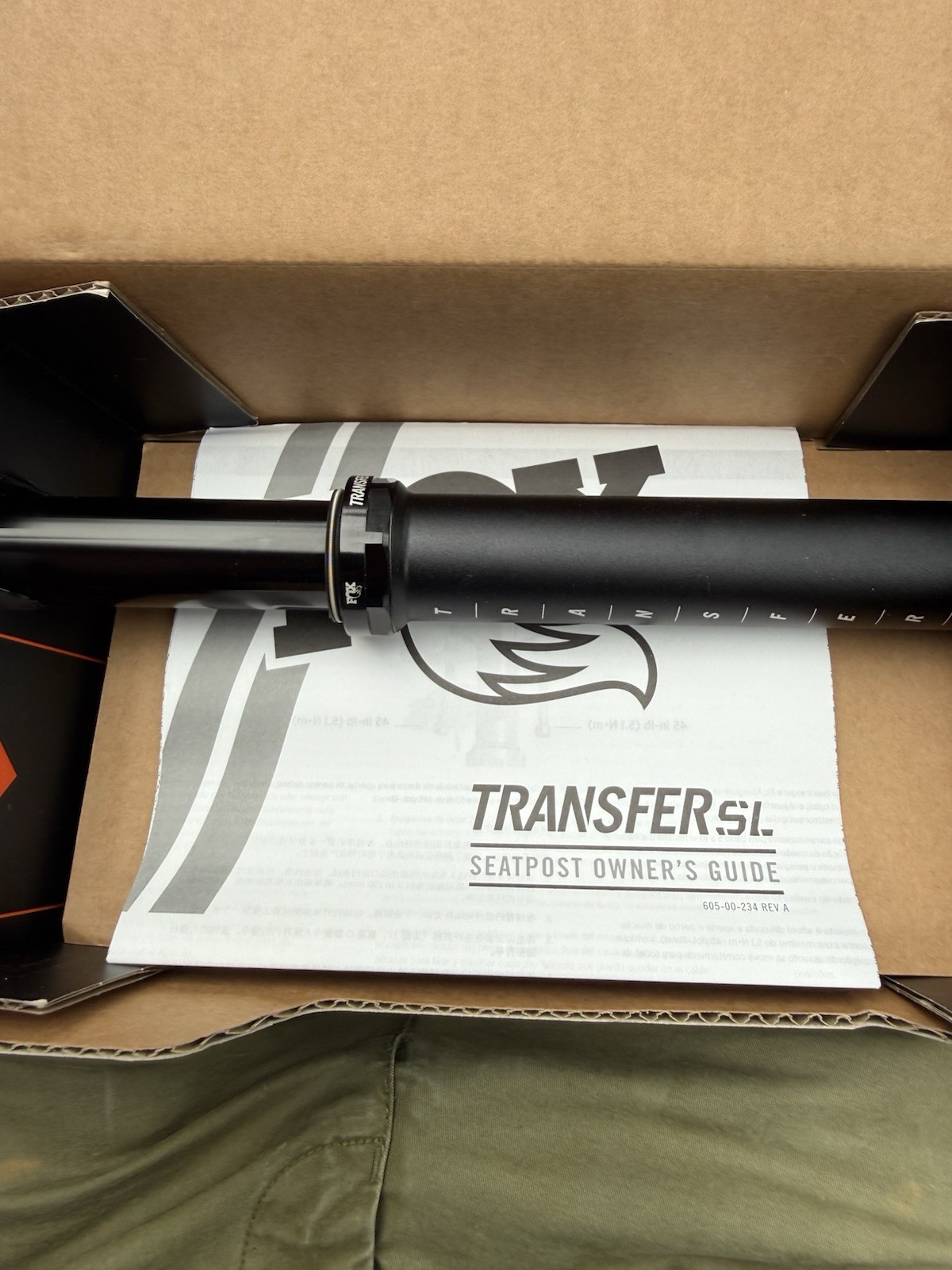 fox transfer sl Dropper Post, 31.6 100mm Drop , Never Ridden 92502327