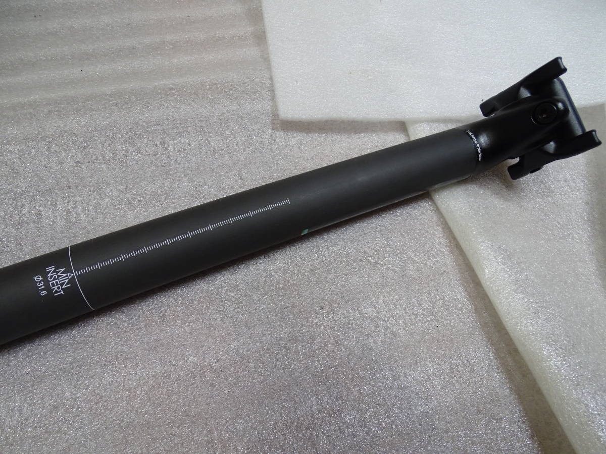 NEW Bianchi Reparto Corse Carbon Seatpost 31.6x350mm 25mm Setback Matt Black MTB