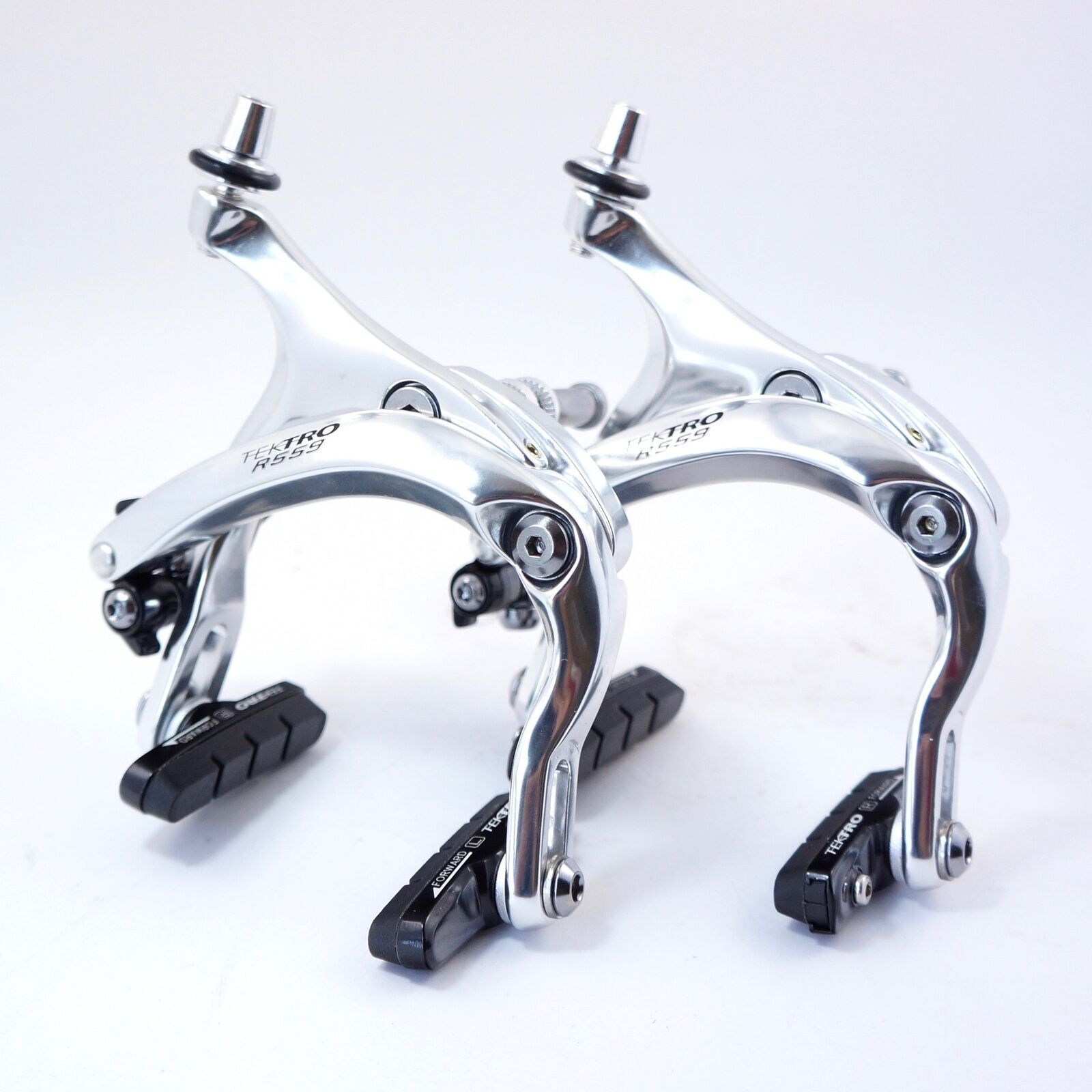 Tektro R559 Long Reach Caliper Brake 55-73mm RECESSED Nut F+R Silver or Black