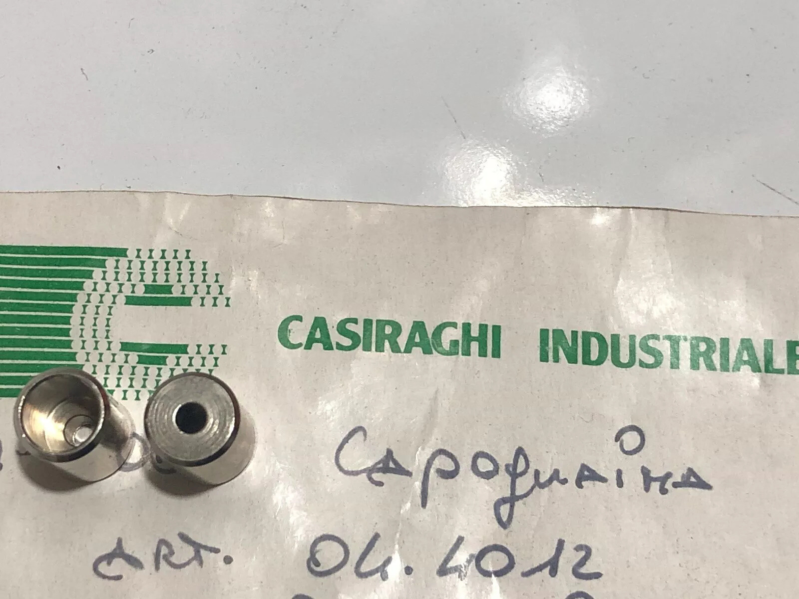 Casiraghi 6mm Brake Housing Ferrules, End Caps, Brass Nickel Plated-1mm Thick (2