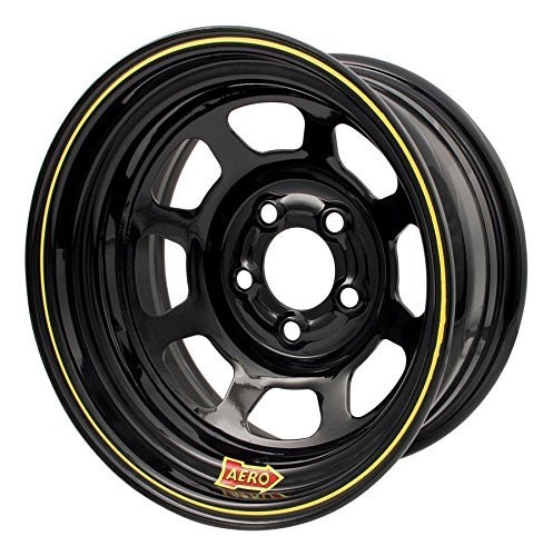 Aero Race Wheel 50-104730 15X10 3IN. 4.75 BLACK 15 inches, Black