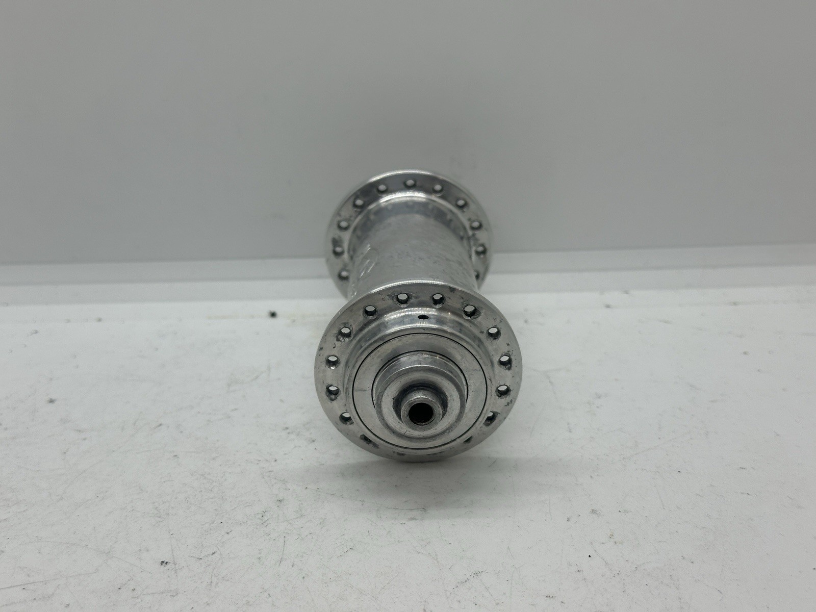 White Industries Front Hub 100mm QR 32H Polished Silver Vintage MTB USA
