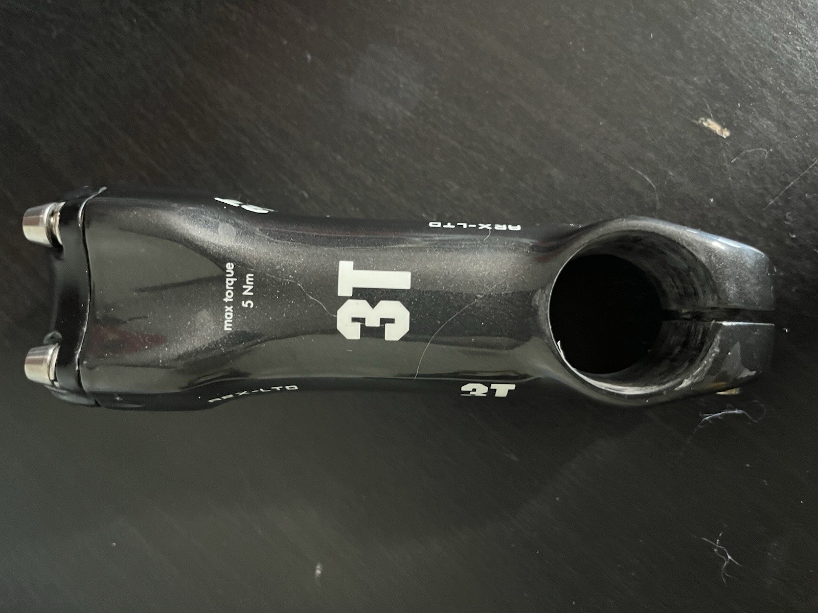 3T ARX-LTD Carbon Fiber Threadless Stem 100mm 31.8mm 1 1/8″ Black