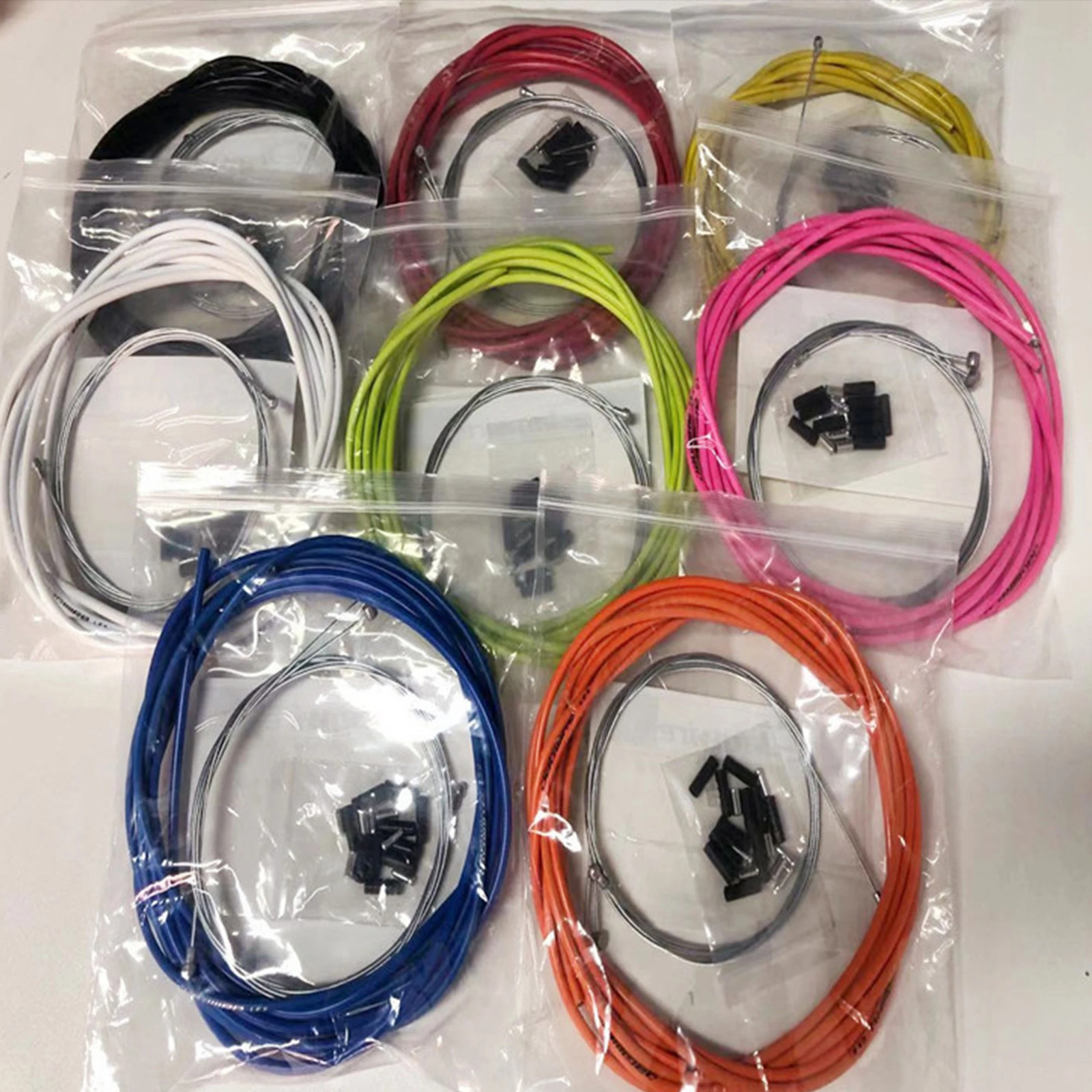 Bike Brake Shift Cable & Housing Set MTB Road Derailleur Wire Hose Kit