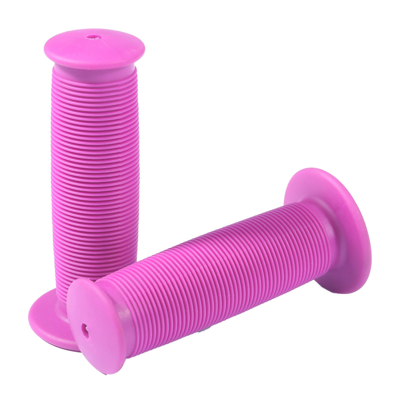 Pink Soft Rubber Motorcycle Bicycle Scooter Handlebar Grip Cover
