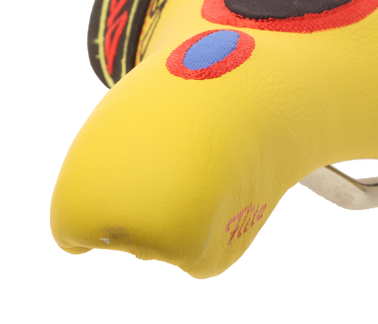 Selle Italia Flite Saddle Ti Rails Genuine Gel Yellow Leather NEW NOS *Shelfwear