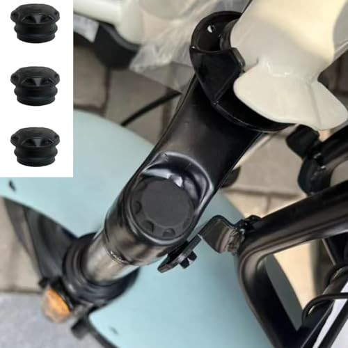 6 Pcs Bike Front Fork Top Caps, 0.75 Inch Protective Dust Cover for Bicycle