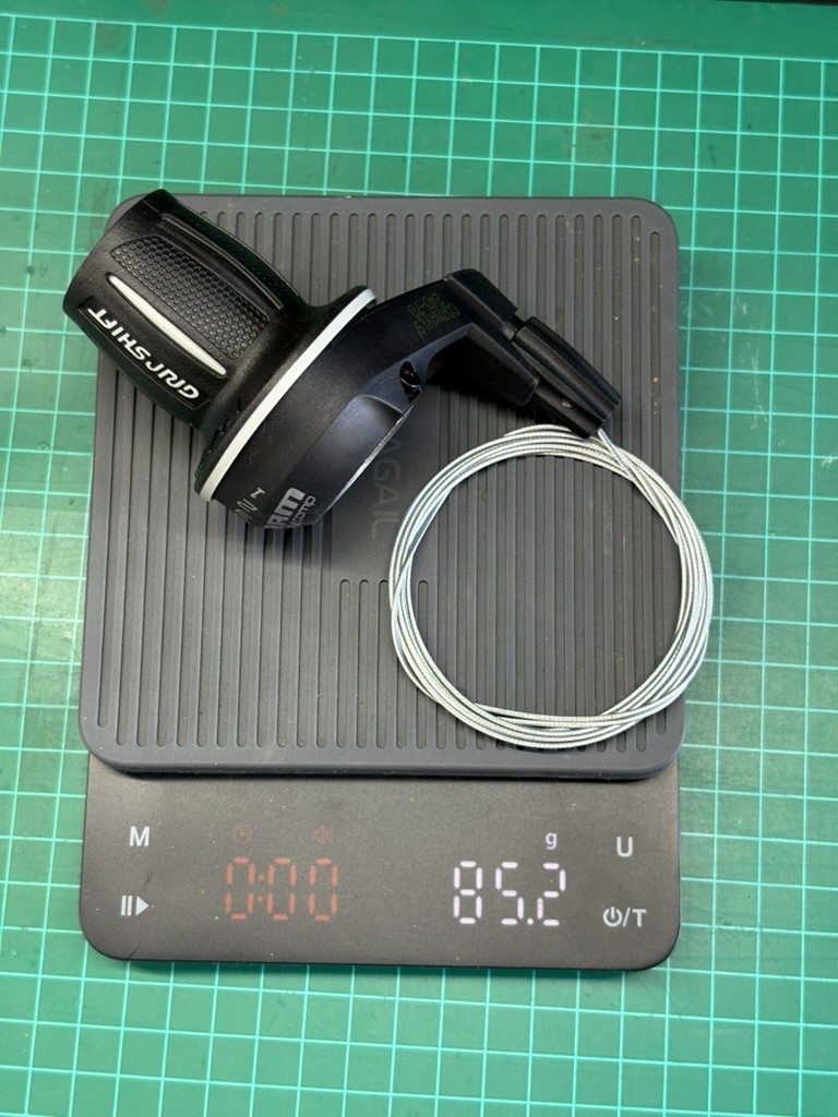 SRAM MRX Comp 7-Speed Right GripShift Twist Shifter w/ Cable