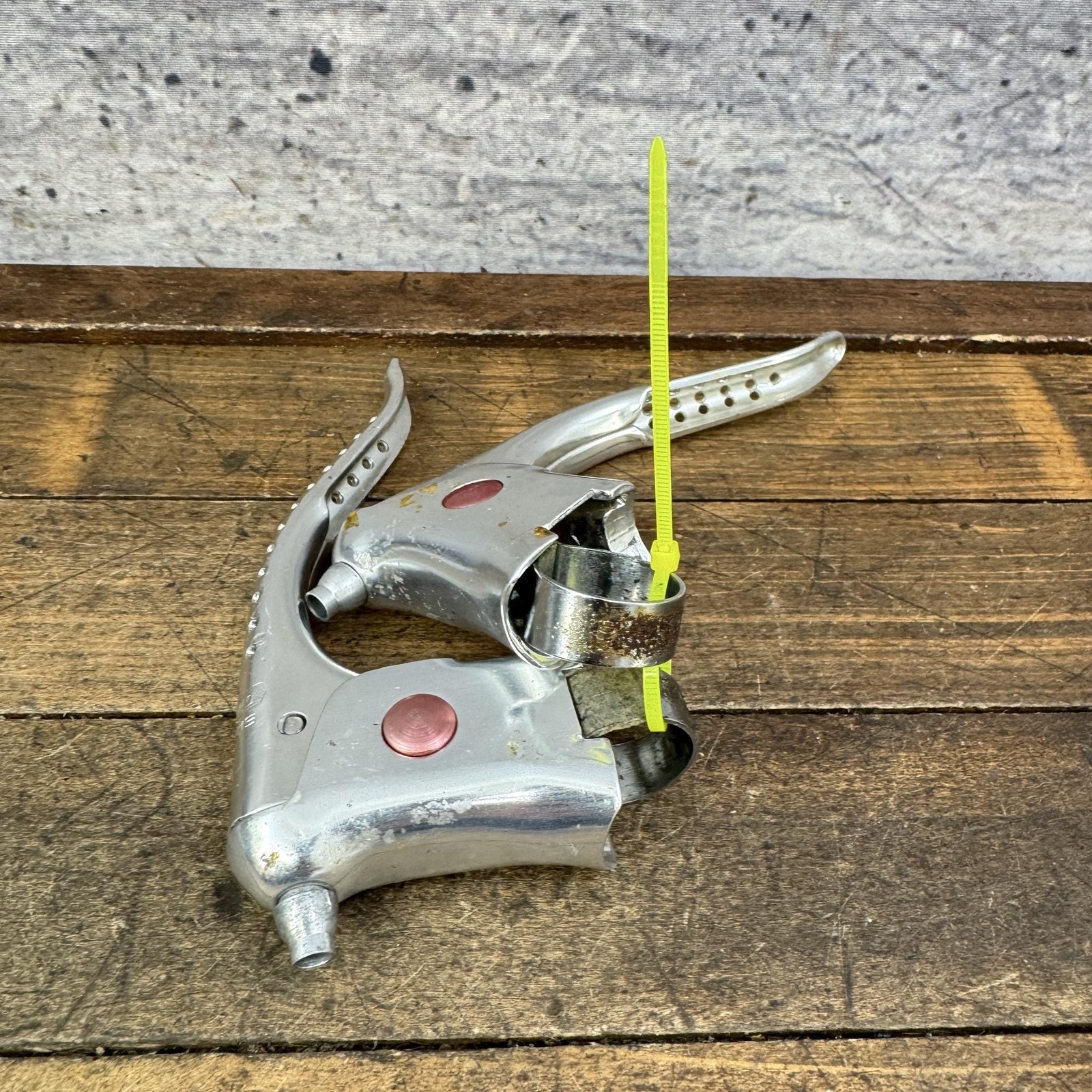 Vintage Shimano Dura-Ace Brake Levers Drilled 1st Gen Non-Aero Drop Bar 70s