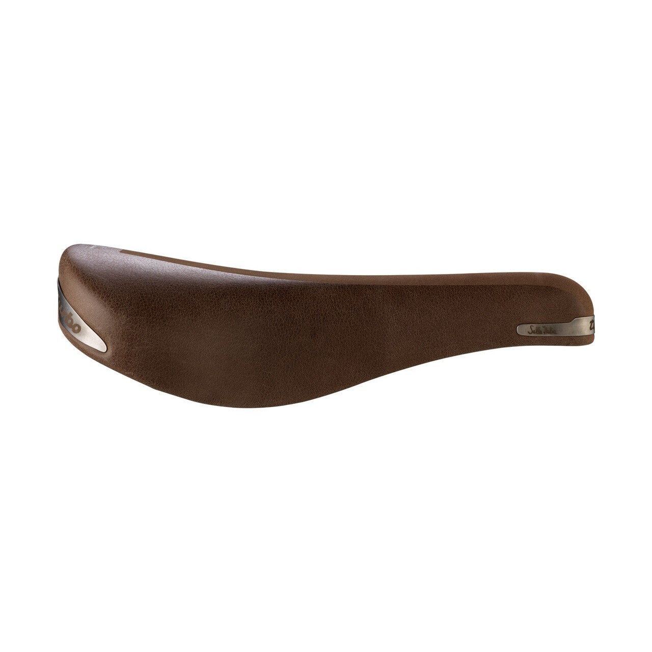 Selle Italia saddle TURBO BULLIT classic brown leather L1 146 275 mm FEC rails