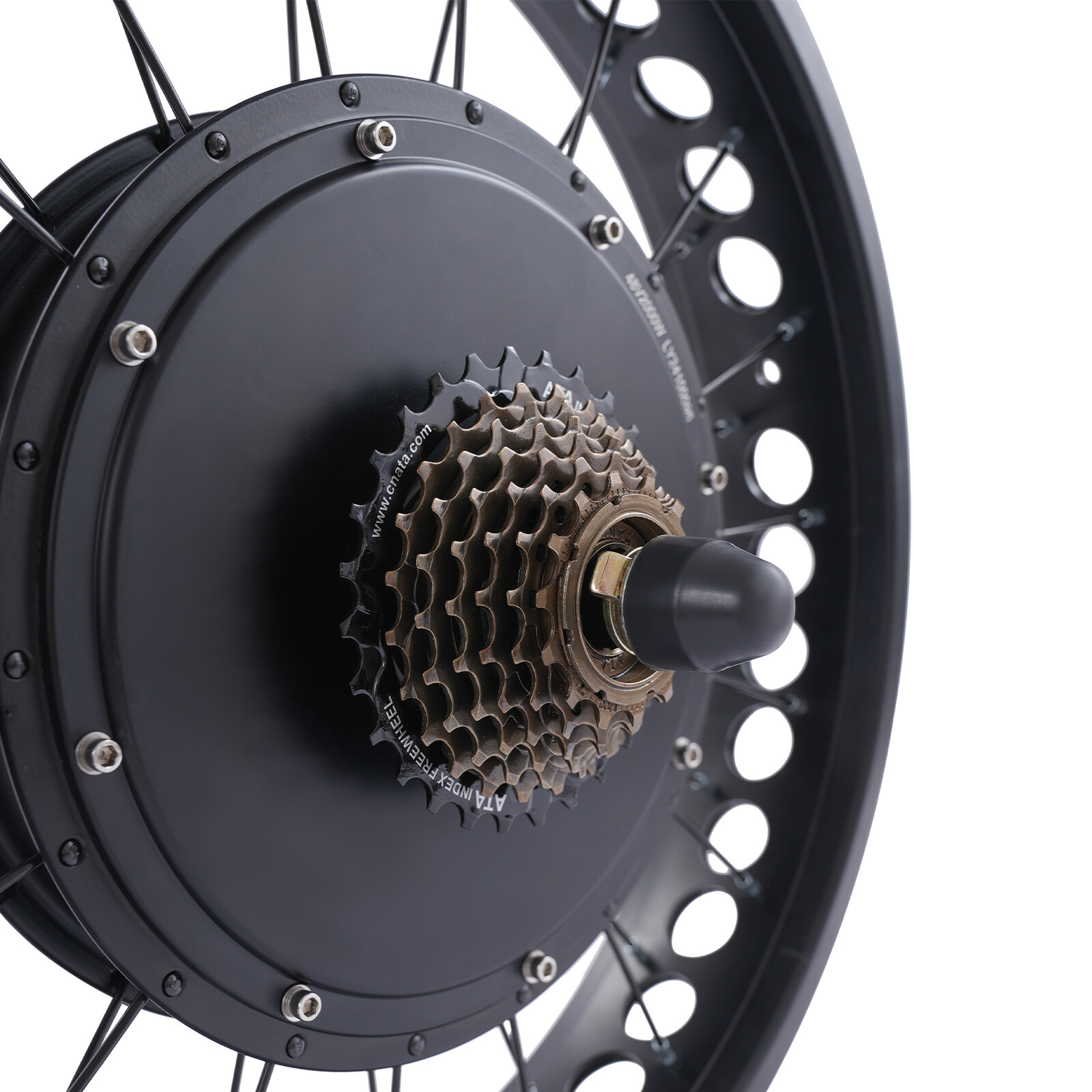 20″ 48V Fat Tire E-Bike Rear Wheel Hub Motor Electric Bike Conversion Kit 2000W