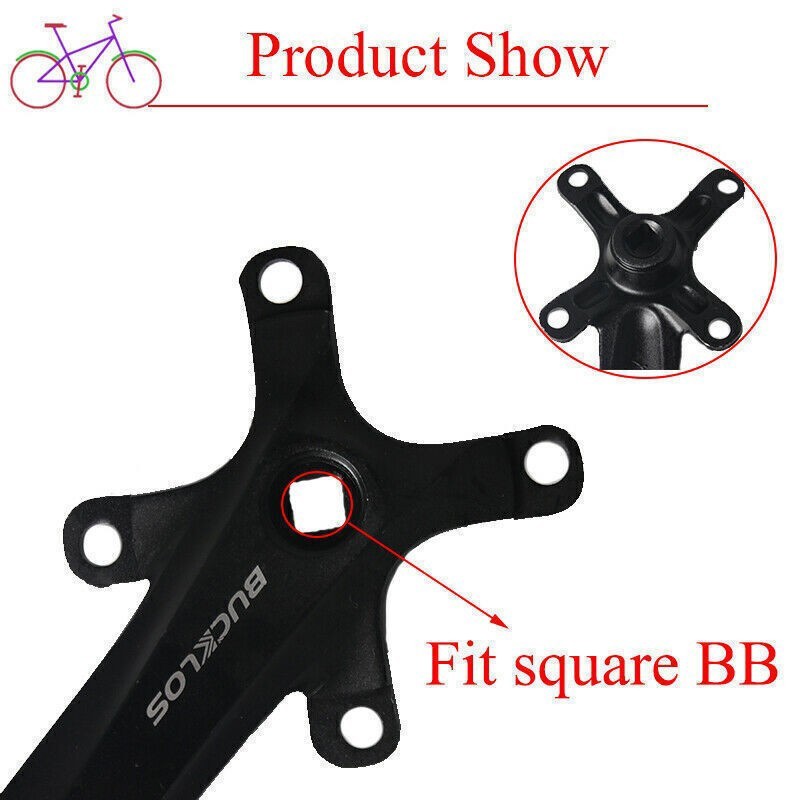 For Shimano MTB Crank 104BCD Single Crankset 30-42T Narrow Wide Chain Chainring