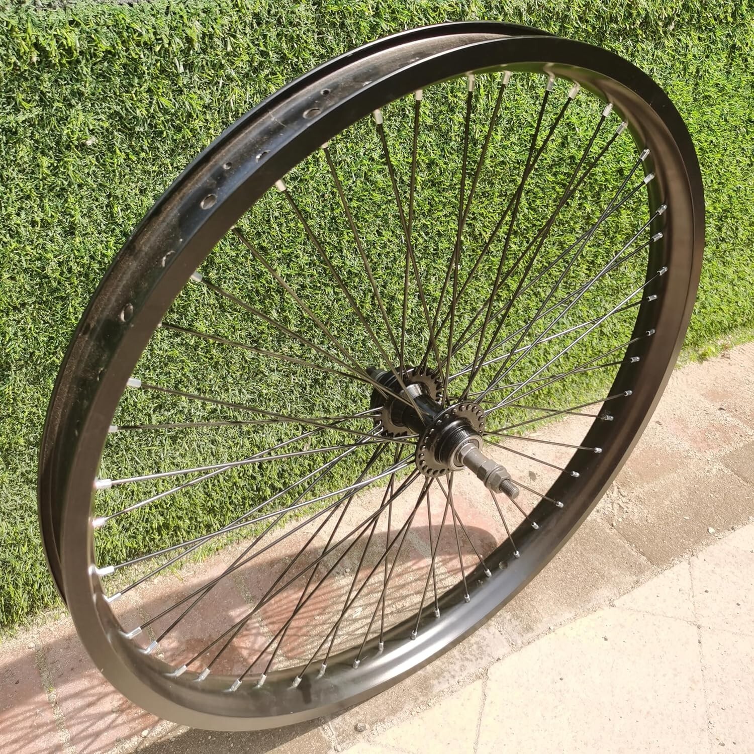 26″ Bike Spokes Rimset Double Wall Aluminum w/Freewheel &26″ Bike Fork w/Headset