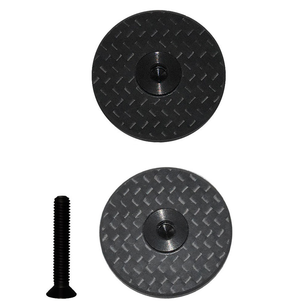 Superior Quality 3K Carbon Fiber Cap with Titanium Screws Easy Installation