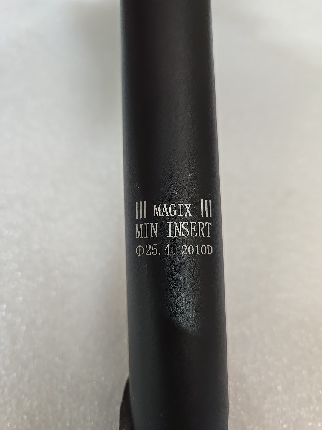 Magix Min Insert 25.4mm Quill Adjustable Stem 95mm 25.4mm Black Comfort Hybrid.