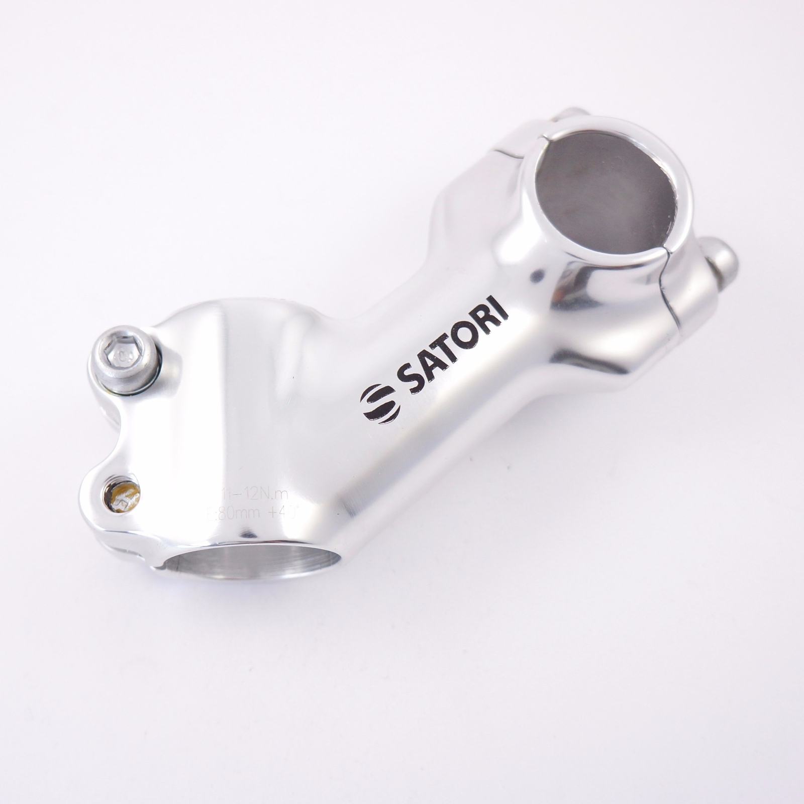 SATORI Angle 40 degree 25.4 x 80mm Alloy MTB City Bike Stem – Silver
