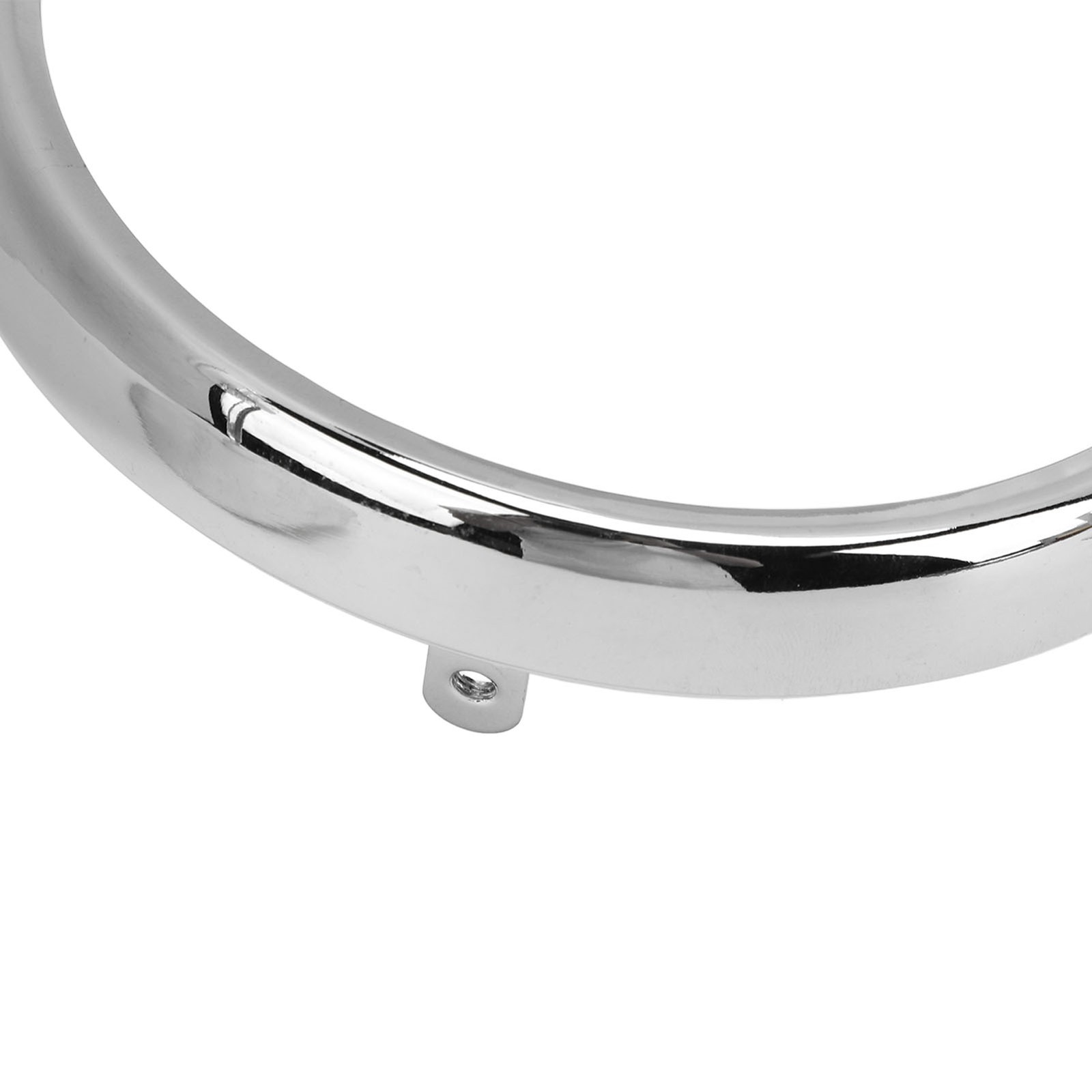 6in Motorcycle Headlight Ring Stylish Chrome Plated Smooth Surface Aluminum UIUW