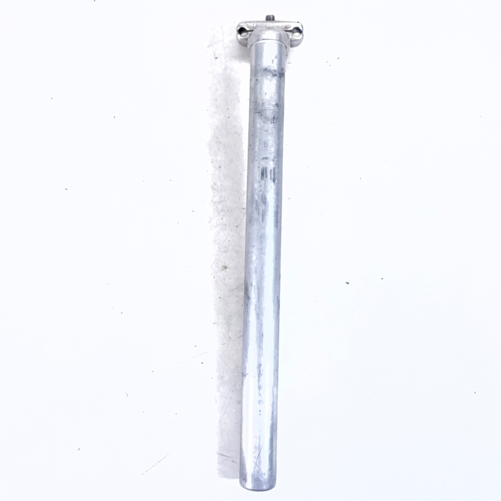 Unbranded Alloy Adjustable Seatpost Ø26.8/350mm in Silver, 35mm Setback
