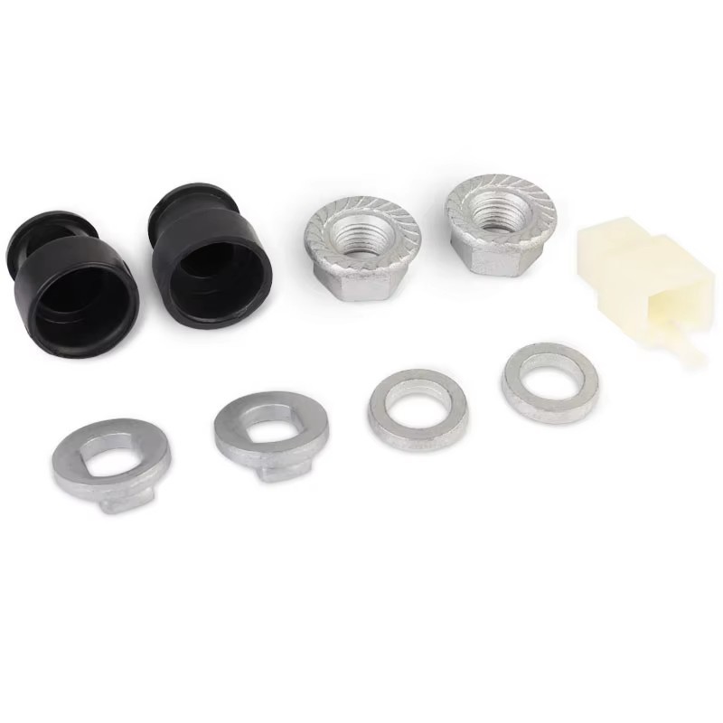 E-bike Hub Motor Axle M12 / M14 Kit Lock Nut Lock Washer Spacer Nut-Cover Set