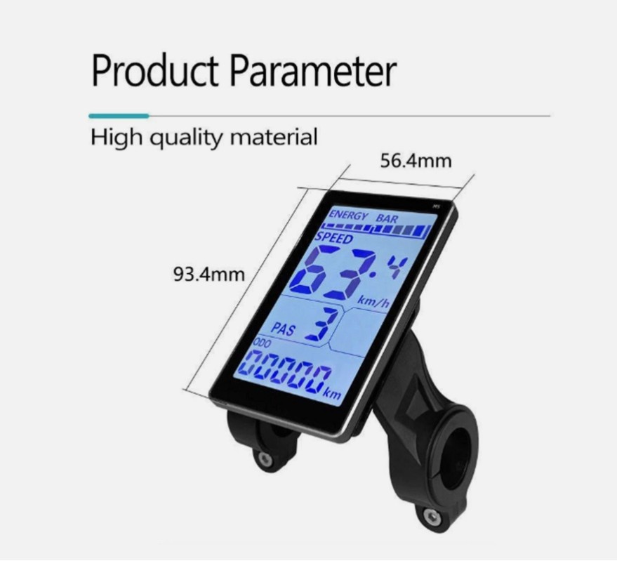 Screen Display Replacement for Lectric XP 2.0/3.0 Mountain Bike Electric Scoot