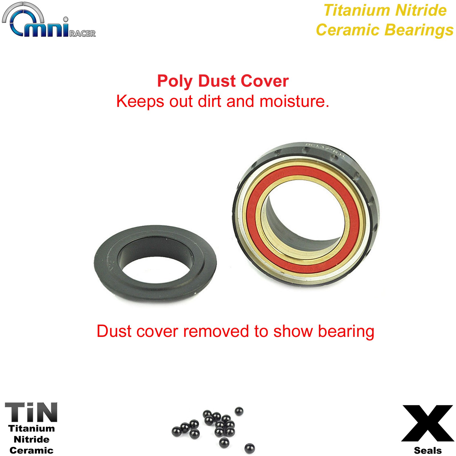 OMNI Racer WORLDS LIGHTEST Ti CERAMIC Hollowtech II Bottom Bracket Dura Ace: 74g