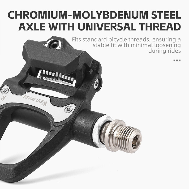 Bike Self-locking Pedals Cycling Clipless Pedals Aluminum Cleats SPD Pedals