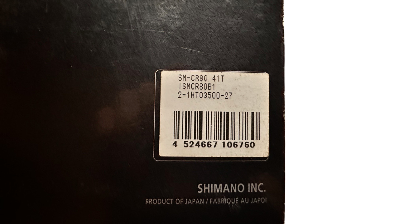 Shimano DXR SM-CR80-B1 41T Chainring 104 BCD BMX Race NEW in Box