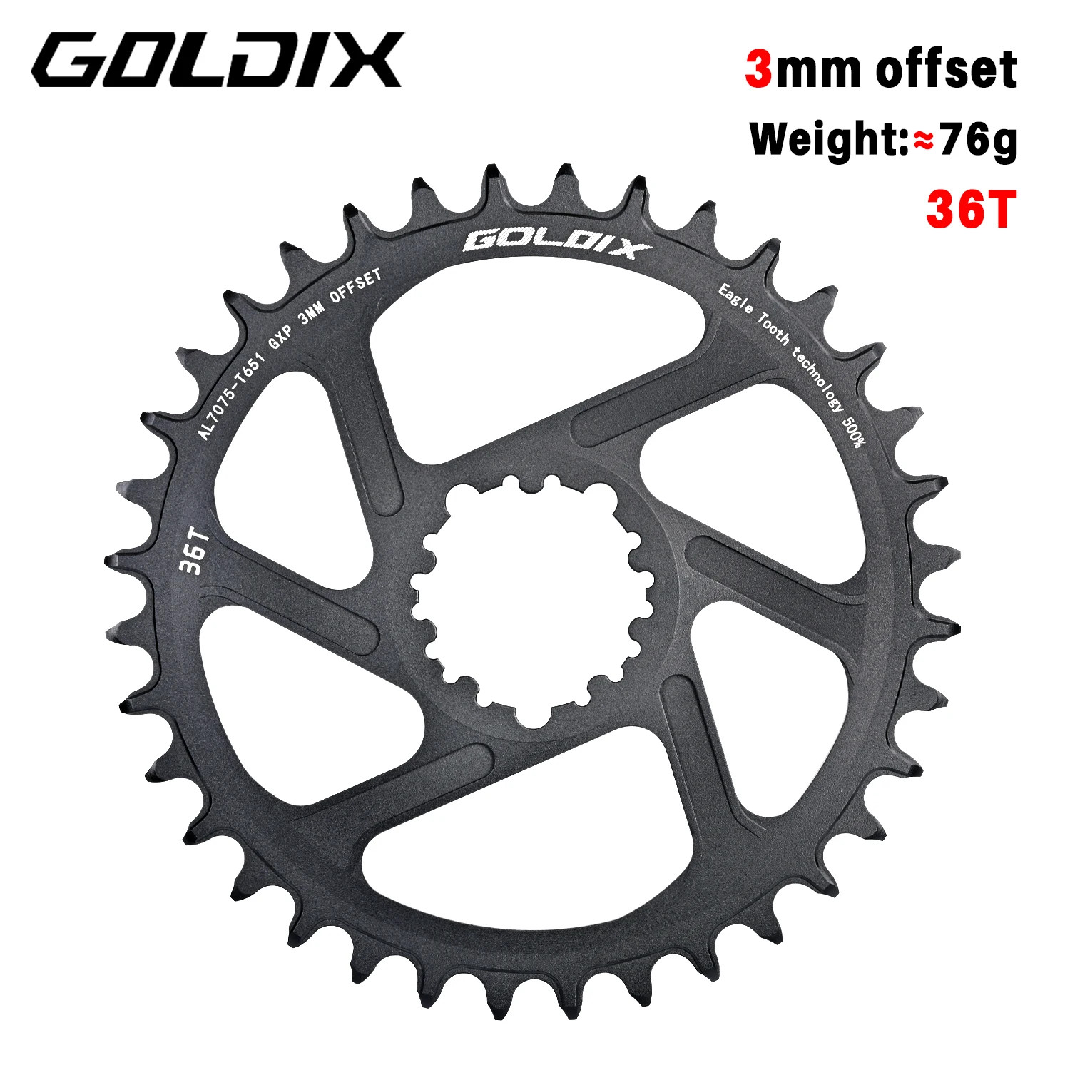MTB Bicycle Chainring Narrow Wide Mountain Bike Chainwheel 30T 32T 34T 36T 38T f