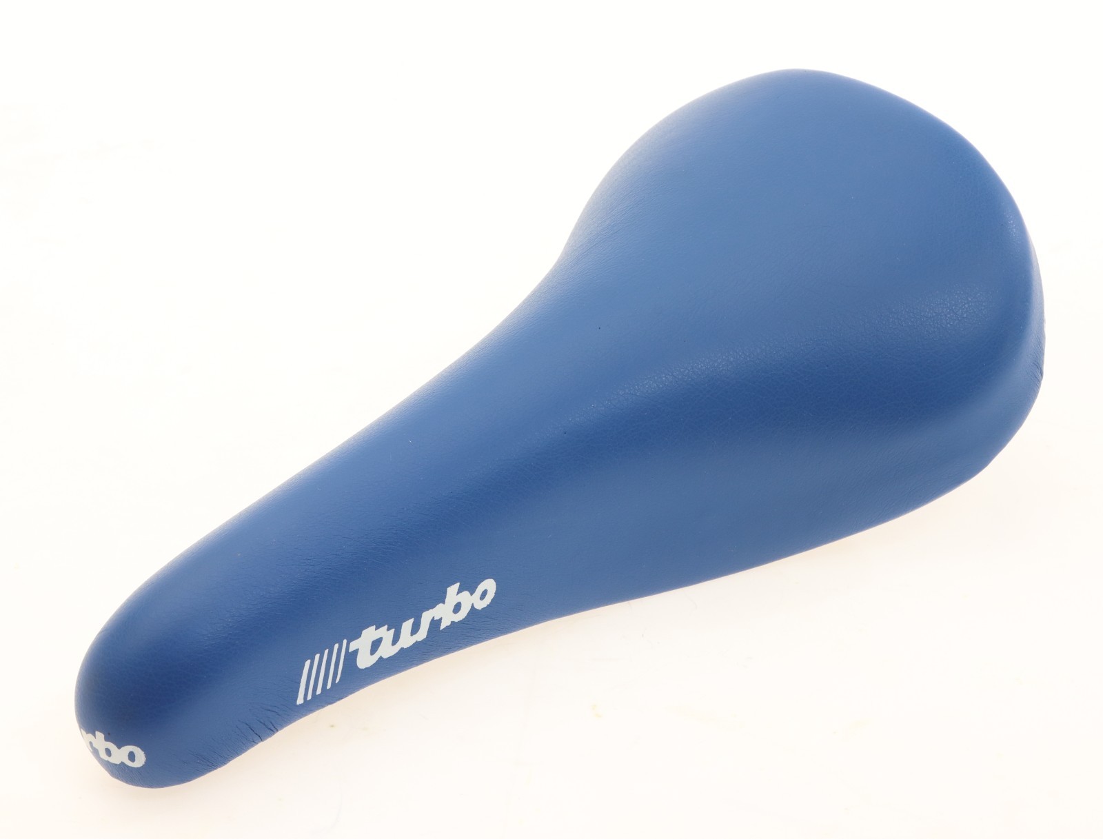 Selle Italia Turbo Leather Saddle Blue 90s Steel Rails RARE NEW in Box NOS
