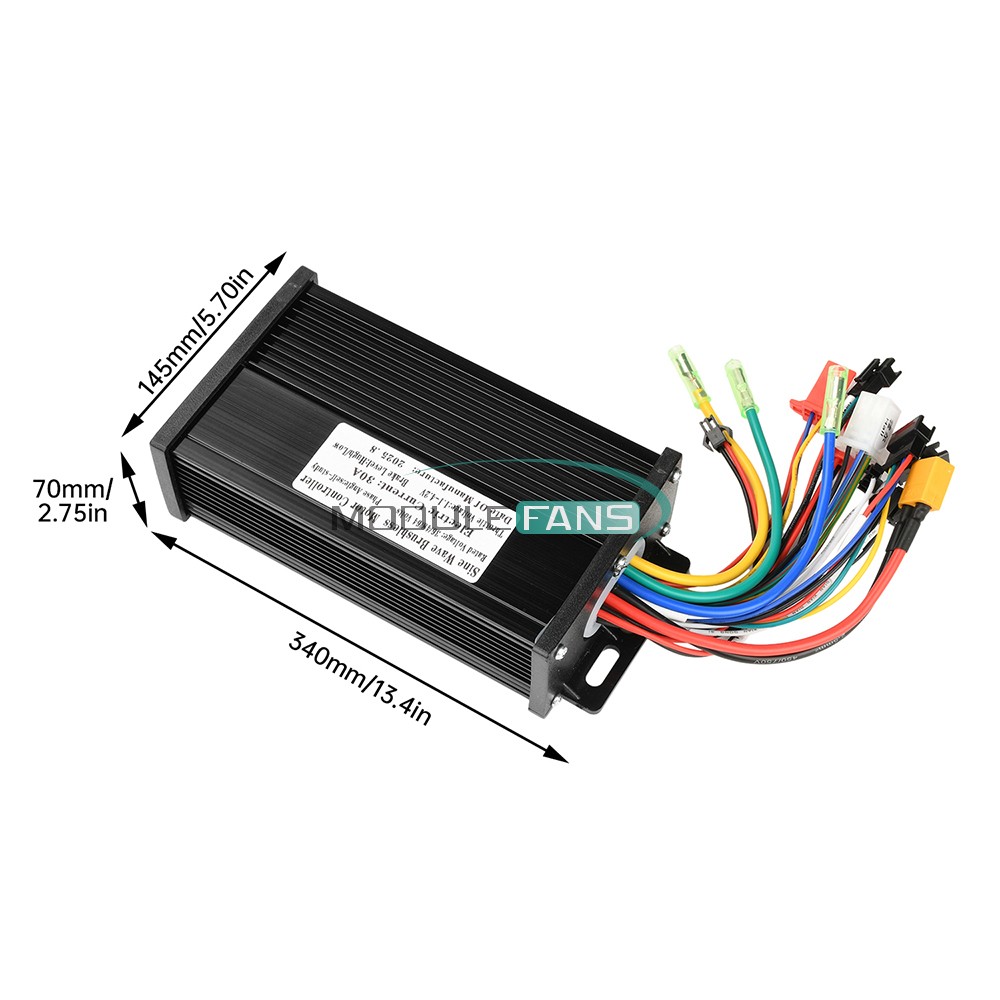 36V 48V 64V 750-1500W Brushless Motor Controller Motor Driver E-Bike S866 Meter