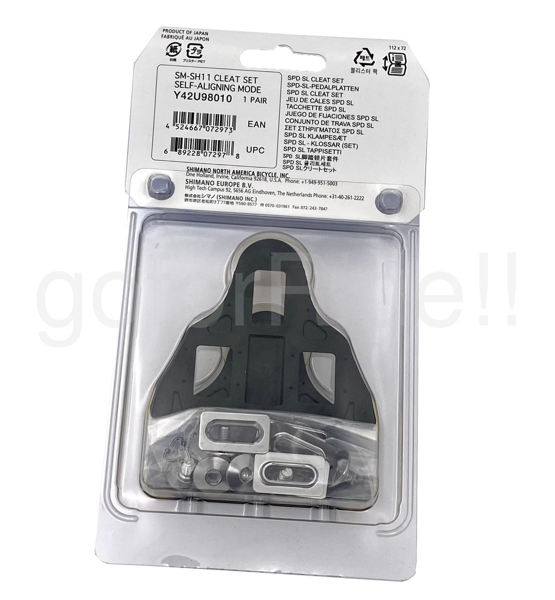 Shimano SM-SH11 6-degrees Road Pedal Cleats Float fits SPD-SL 105 Ultegra