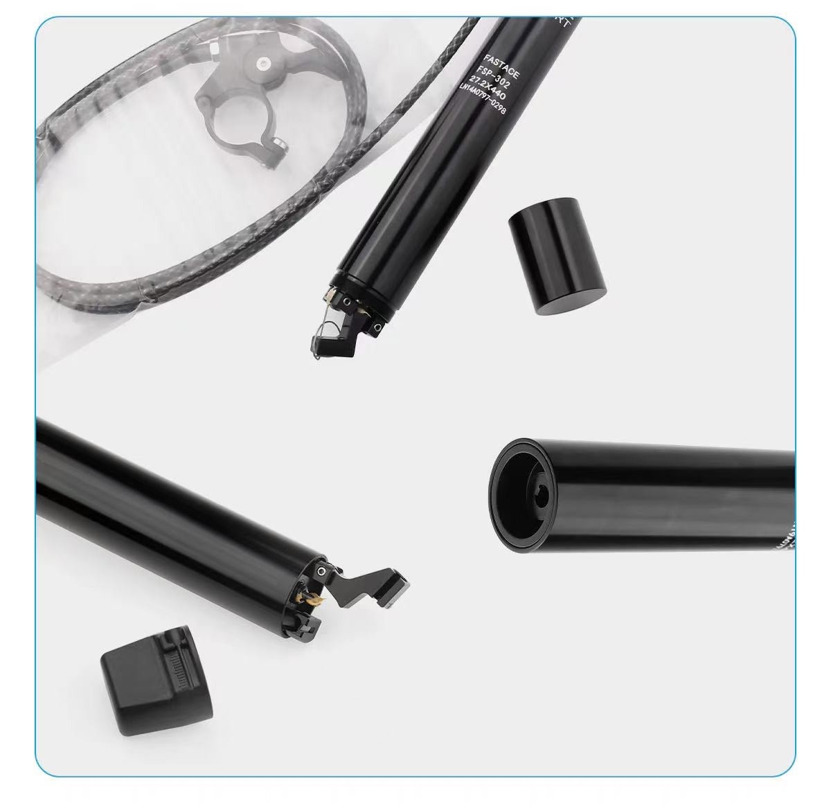 Dropper Seatpost MTB 125mm Travel 27.2/30.9/31.6mm Internal External Cable Route