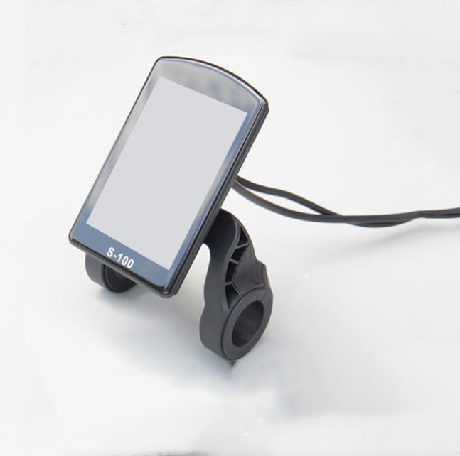 E-Bike Compatible S-100 Smart LCD Color Screen with light wire 5PIN+2PIN SM plug