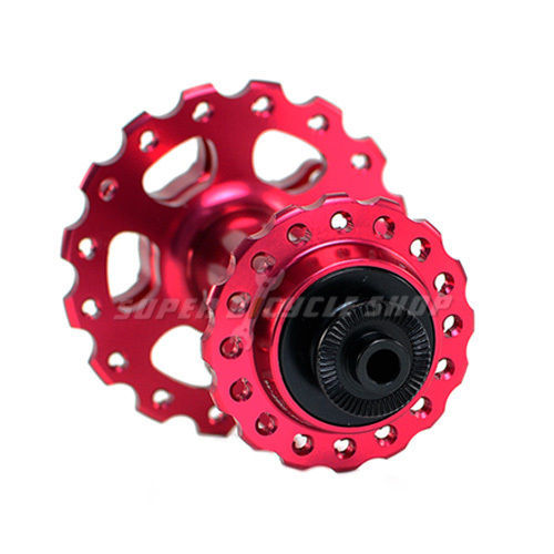 Circus Monkey HDW2 MTB Disc Hubs,24 Hole,1 Pair,Red