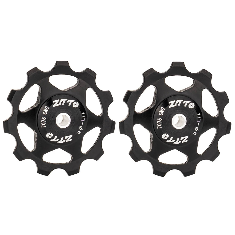 MTB Bicycle Rear Derailleur Jockey Wheel 11T 13T Steel Bearing Pulley AL7075 CNC