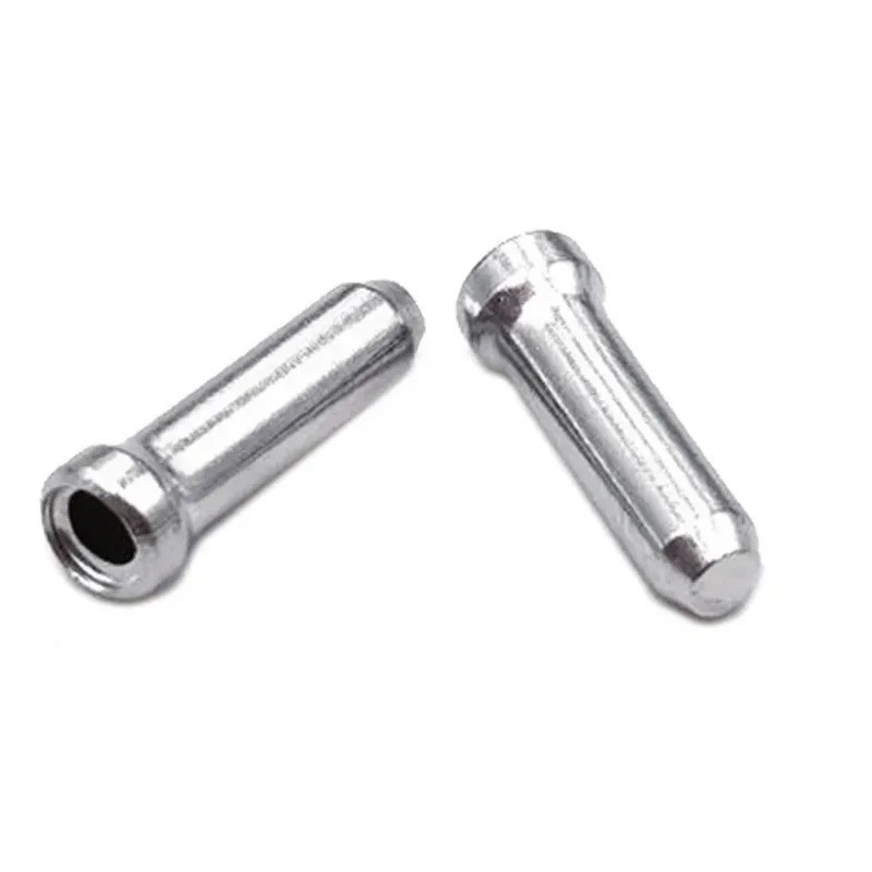 New 50/100 Pcs Aluminum Bike Bicycle Shifter Brake Cable Tips Caps Ends Crimps
