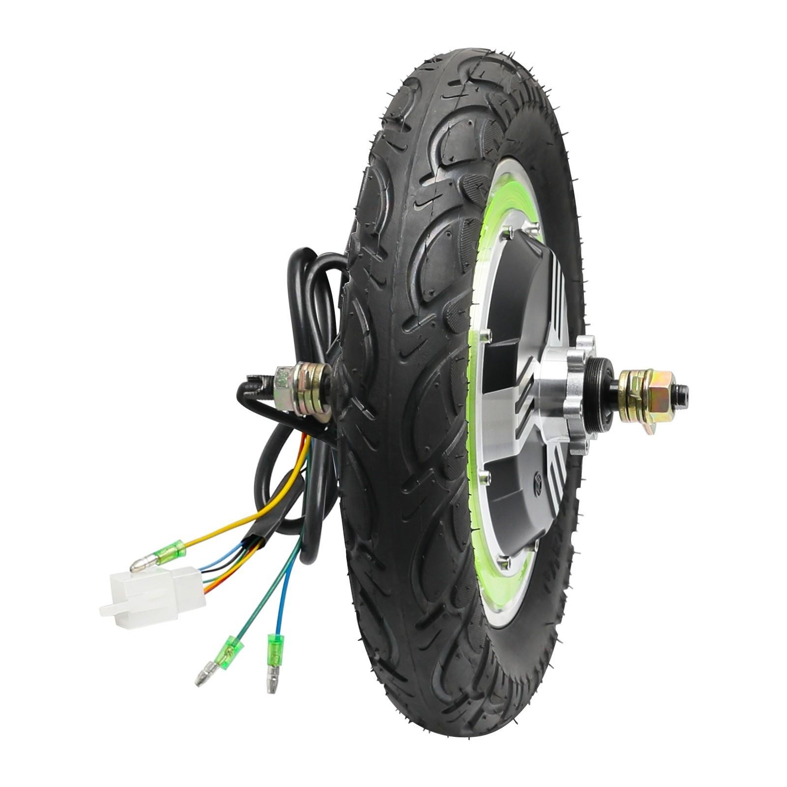 12 inch Hub Motor Kit ebike Scooter 36V 500W Brushless Gearless Motor Tricycle