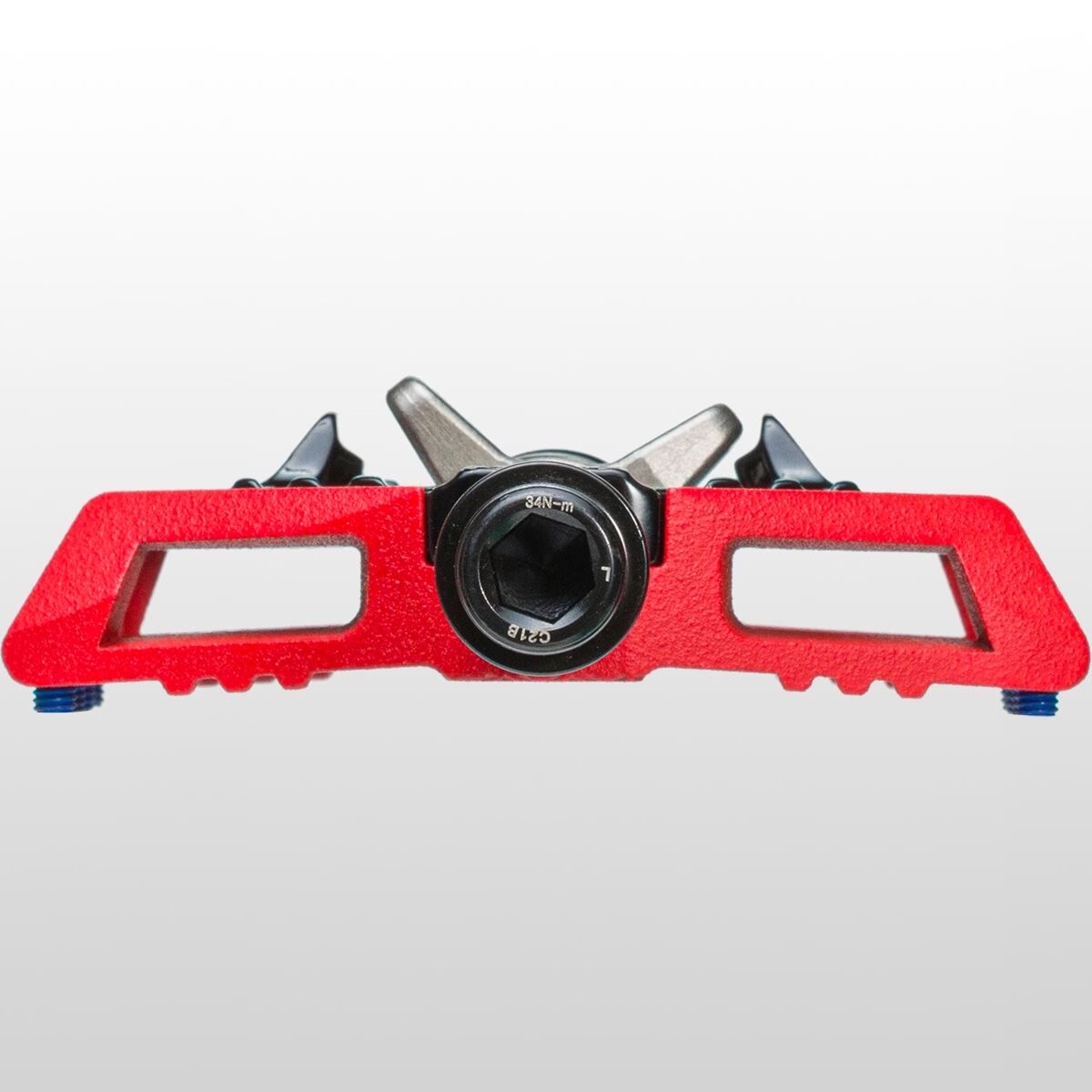 Crank Bros Doubleshot 3 Hybrid Pedal – Red/Black